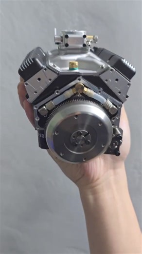 5.2K views · 123 reactions | V8 color change! Does it touch your heart? Currently supported custom color methods: ❤️1. Cylinder head red, cylinder body red  勇 2. Cylinder cover red, cylinder body silver Come and create your own v8 color now! Stirlingkit.com #engine #toys #model #EngineeringLife #stirlingkit #v8 | Stirlingkit | Facebook