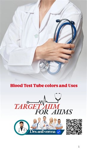 🍁 𝐓𝐚𝐫𝐠𝐞 𝐀𝐢𝐦 𝐅𝐨𝐫 𝐀𝐢𝐢𝐦𝐬 📍 on Instagram: "𝐁𝐥𝐨𝐨𝐝 𝐓𝐞𝐬𝐭 𝐓𝐮𝐛𝐞 𝐜𝐨𝐥𝐨𝐫𝐬 𝐚𝐧𝐝 𝐮𝐬𝐞𝐬 👨🏻‍⚕❤ #Medical #shorts #reels"