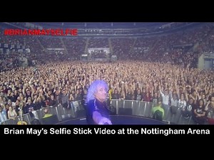 Brian May - Selfie Stick Video - NOTTINGHAM Arena (1/24/2015)