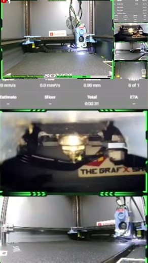 nozzle clean before each print with demon macros . woot #3dprinterupgrade #3dprinting #sv08