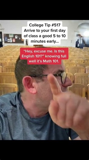 College Tip #517 DON'T Walk Into the Wrong Class—Do THIS First!