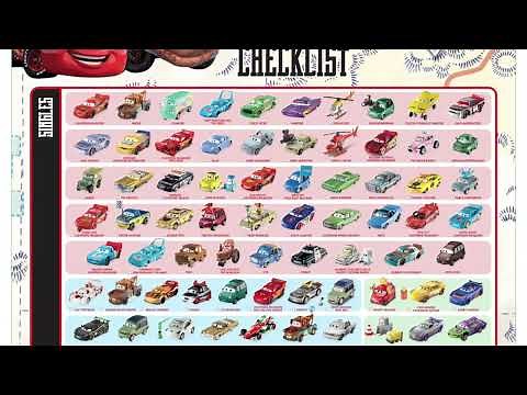 2022 DISNEY PIXAR CARS POSTER CHECKLIST!