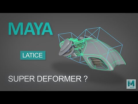 Lattice в Maya. Супер деформер? / Lattice in Maya. Super deformer?