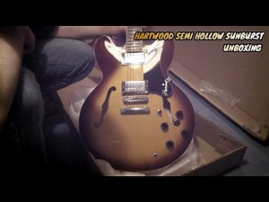 Hartwood Revival Semi Acoustic Guitar Unboxing (And Demo)