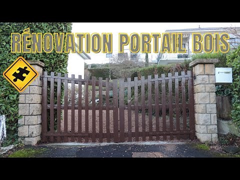 Comment rénover un portail en bois – Tutoriel complet et facile