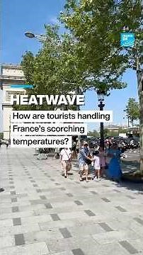 #Paris tourists struggle amid historical #heatwave • FRANCE 24 English