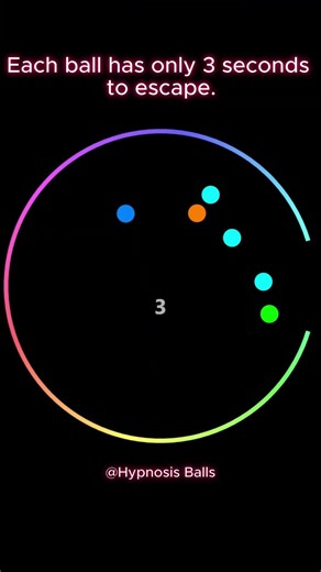 Each Ball Has 3 Seconds to Escape ⏱️ | Hypnotic Physics