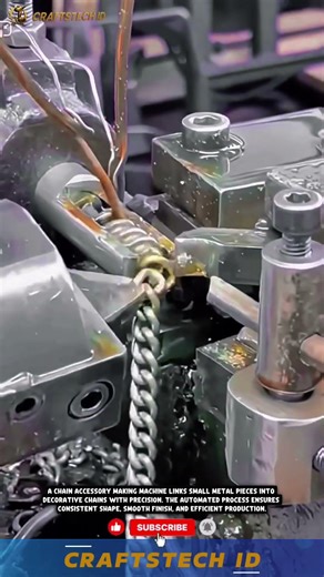 Accessory Chain Making Machine | Automated Jewelry Chain Production #machine #factoryproducts