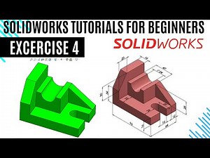 SolidWorks Learning exercise 4 for beginners|| SolidWorks Tutorials | Basic sketching commands