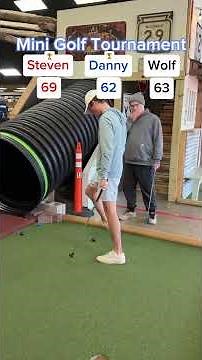 Mini Golf Tournament #4 18 holes (Hole 14) #golf #minigolf #viral #puttputt #sports #puttputtgolf