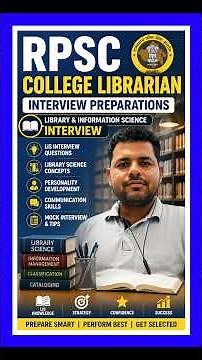 How to Crack RPSC College Librarian Interview | Library and information science interview