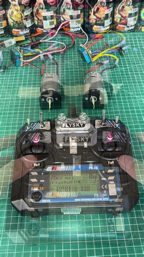 Modifikasi remote flysky kontrol 2 mesin rc boat independen #diyrcboat #rcboatbatam