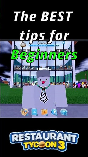 The BEST starting tips in Restaurant Tycoon 3#rt3 #tips #tricks