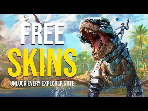 How to get FREE SKINS in ARK and unlock EVERY Explorer note