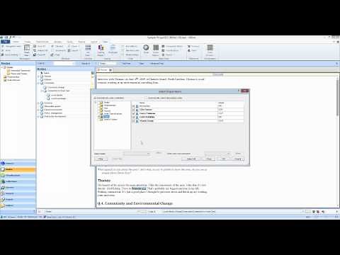 Conducting Inter-rater reliability Testing using NVivo