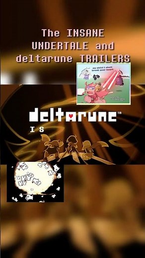 The INSANE Undertale and Deltarune Trailers #undertale #deltarune #tobyfox #gaster #sans #indiegame