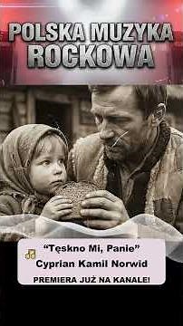 Cyprian Kamil Norwid - Tęskno Mi, Panie | ROCKOWA interpretacja 🇵🇱 #wiersze #wiersz