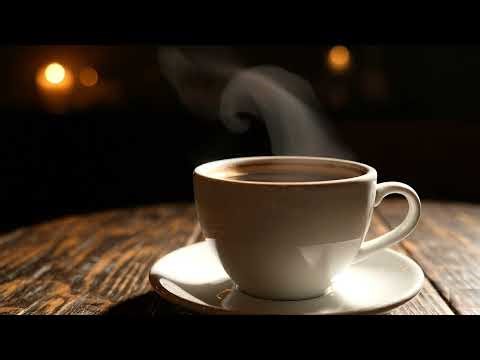 2 Hours Hot Coffee Cup Steam ☕ | Relaxing Café Ambience Background