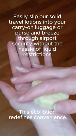 Handmade Lotion Bar - Solid Moisturizer for Dry Skin