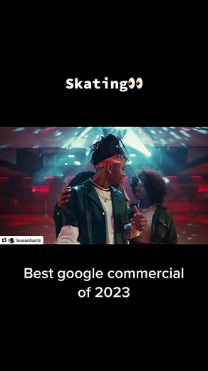 Happy to see and do this @Google #commercial #rollerskating #foryoupage