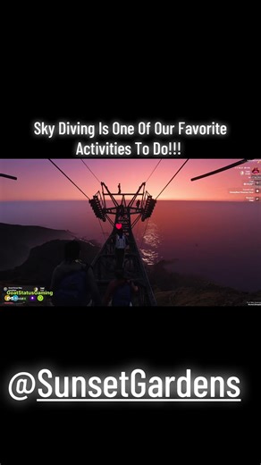Come Join Us Tonight As We Take A Plunge Off Of Mount Chilliad Again!!! @Sunset Gardens #FiveM #FYP #GoatStatusGaming #Streamer #Gamer