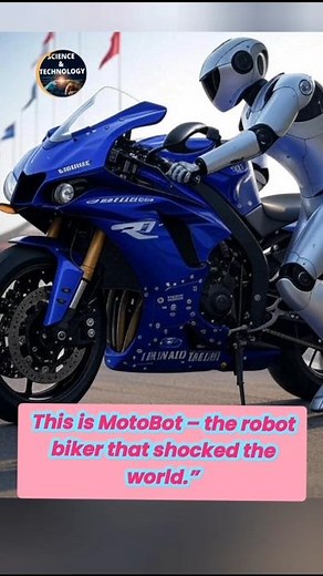 This is MotoBot – the robot biker that shocked the world