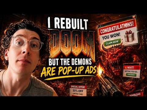 I Rebuilt DOOM But the Demons Are Pop-Up Ads
