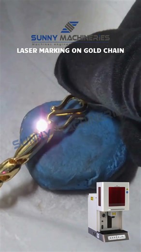 Jewelry Laser Marking on Gold Chain #shorts #trending #jewellery #accessories