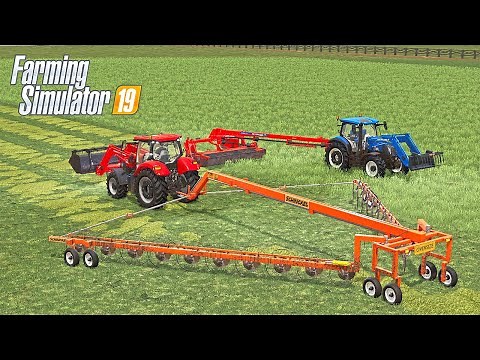MOWING HAY WITH AUSTIN - NEBRASKA LANDS SEASONS FS19 (ROLEPLAY)