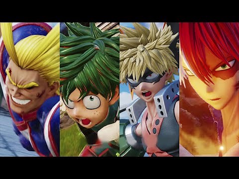 All Boku no Hero Academia Characters Special Attacks & Awakenings | JUMP FORCE