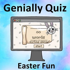 oo and oo Sound Digraph Phonics Digital Games Sorting. Easter