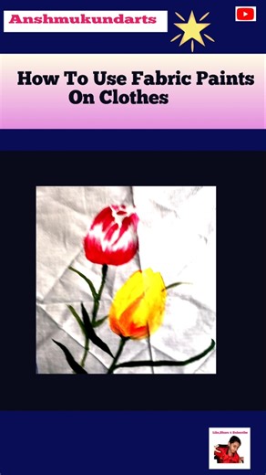 How To Use Fabric Paint On Clothes || Kapade Par Fabric Paint Kaise Use Kare 🤩 #shorts #ytshorts