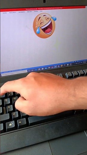 Laughing 😂 emoji in Ms Word By shortcut key | In English | DSH. #msword#usa