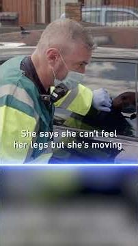 Young couple fights for life 💔 #shorts #carcrash #paramedic #emergency #ambulance