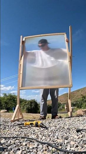 Making another Solar Death Ray from an old TV #experiment #diy #physics