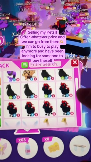 Selling My Roblox Pets! | DM to Adopt