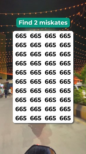 Zoom in and test your skills. Spot 2 Mistakes! ✅ #BrainTeaser #Search #PuzzleChallenge | Kunal's Brainteaser