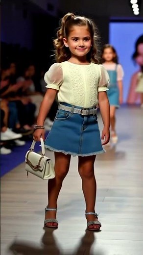 AI Kids Runway Style ✨ | Party Frock Fashion#KidsFashion #AIModel #RunwayStyle #CuteKids