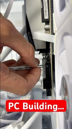 PC Building Struggles: Bent USB 3.0 Connector Pin Fix #shorts #pcbuild #technician