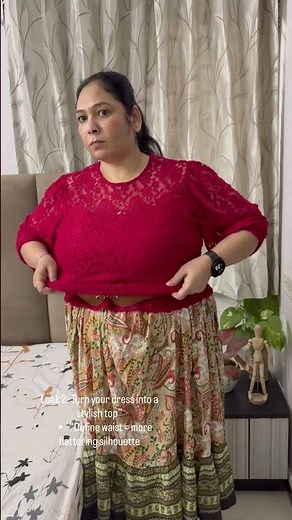How to Wear Sleeveless Dress if You Have Heavy Arms | 3 Styling Hacks Plus Size Styling#ytshorts