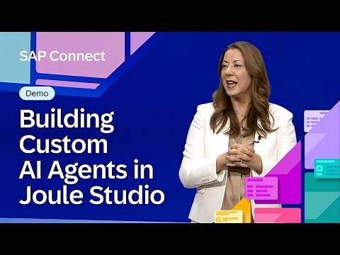 Demo: Building Custom AI Agents in Joule Studio | SAP Connect