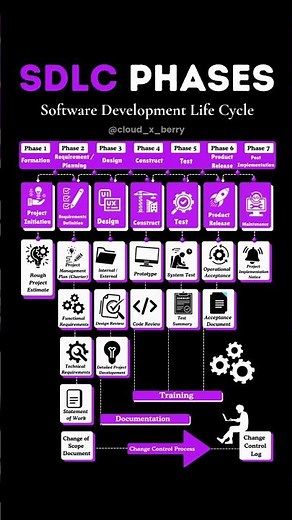 SDLC: The Developer's Cheat Sheet.#sdlc #shorts