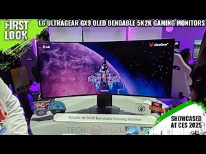 LG UltraGear GX9 OLED Bendable 5K2K Gaming Monitors Showcased At CES 2025