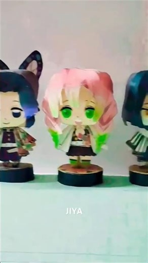 Demon Slayer Papercrafts Edit (Hashira + Upper Moons) 🔥 #shorts
