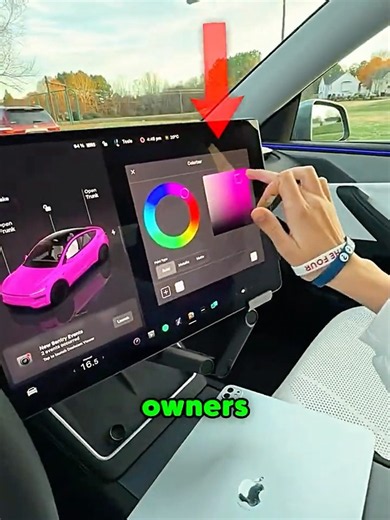 She tried to change her Tesla's color and FAILED 😭