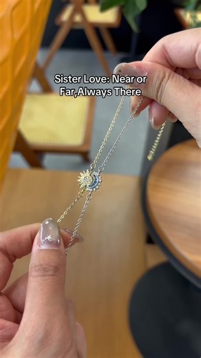 No distance can break us. This bracelet is my love you can wear.#bsf #sister #bracelet #fypシ