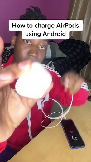 How to charge tour Airpods using your android phone. You need a type C cable and a type c android phone. And enable the otg. #airpods #airpodspro #tutorial #android