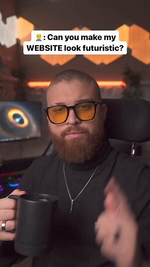 35K views · 584 reactions | Can you make my website look more futuristic by Marcelo X Design | Uxintace | Facebook