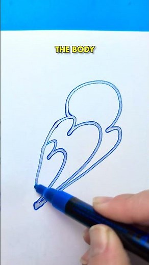 How to Draw a bird with Numbers 🔢🐥