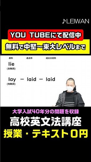 【基礎から東大レベルまで】高校英文法②「English Engine」 #高校英語 #高校英文法 #英文法 #無料授業